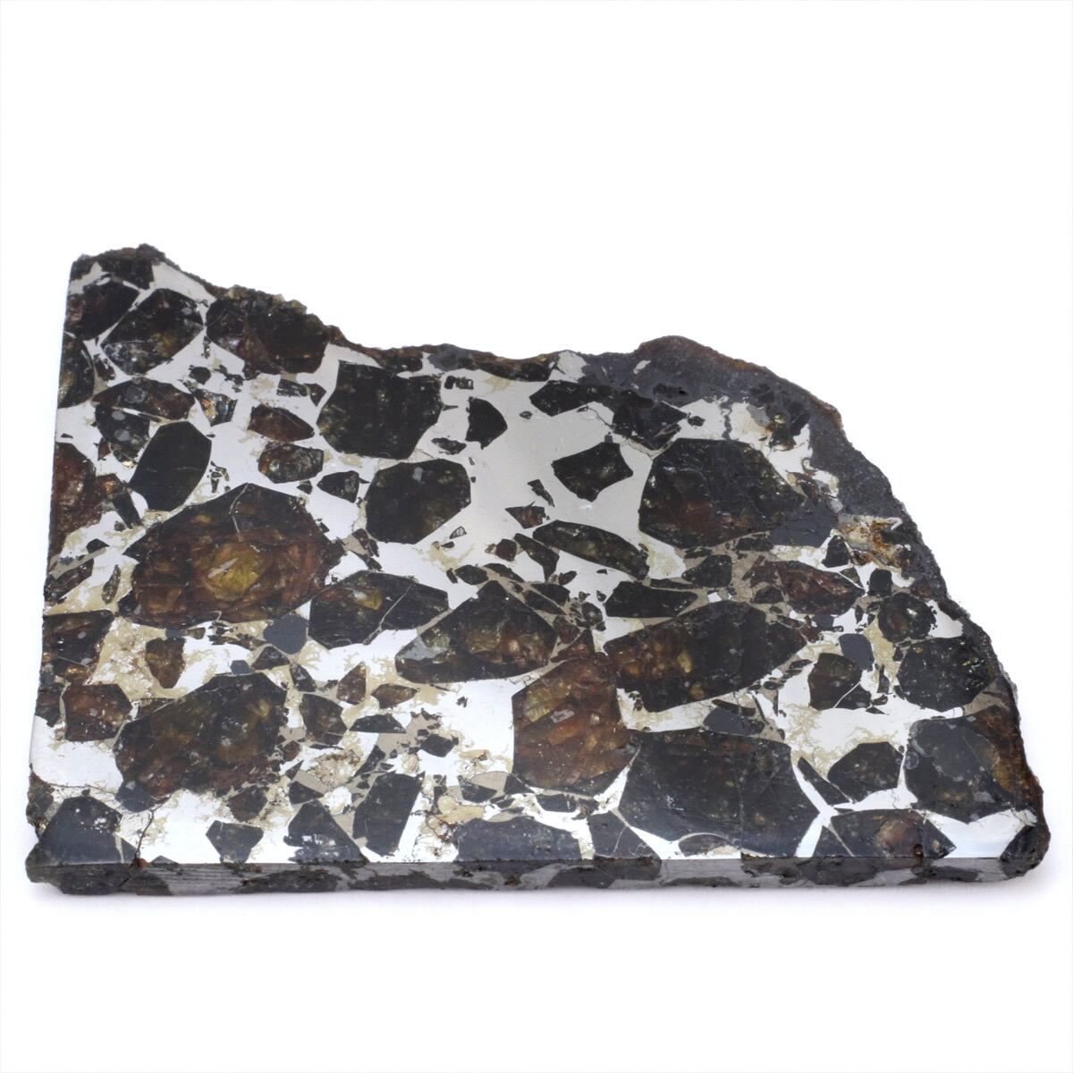 ブラヒン　パラサイト原石(Brahin )隕石 Brahin(ブラヒン) パラサイト隕石(博物館級) 16.3kg - 鉱物標本・隕石