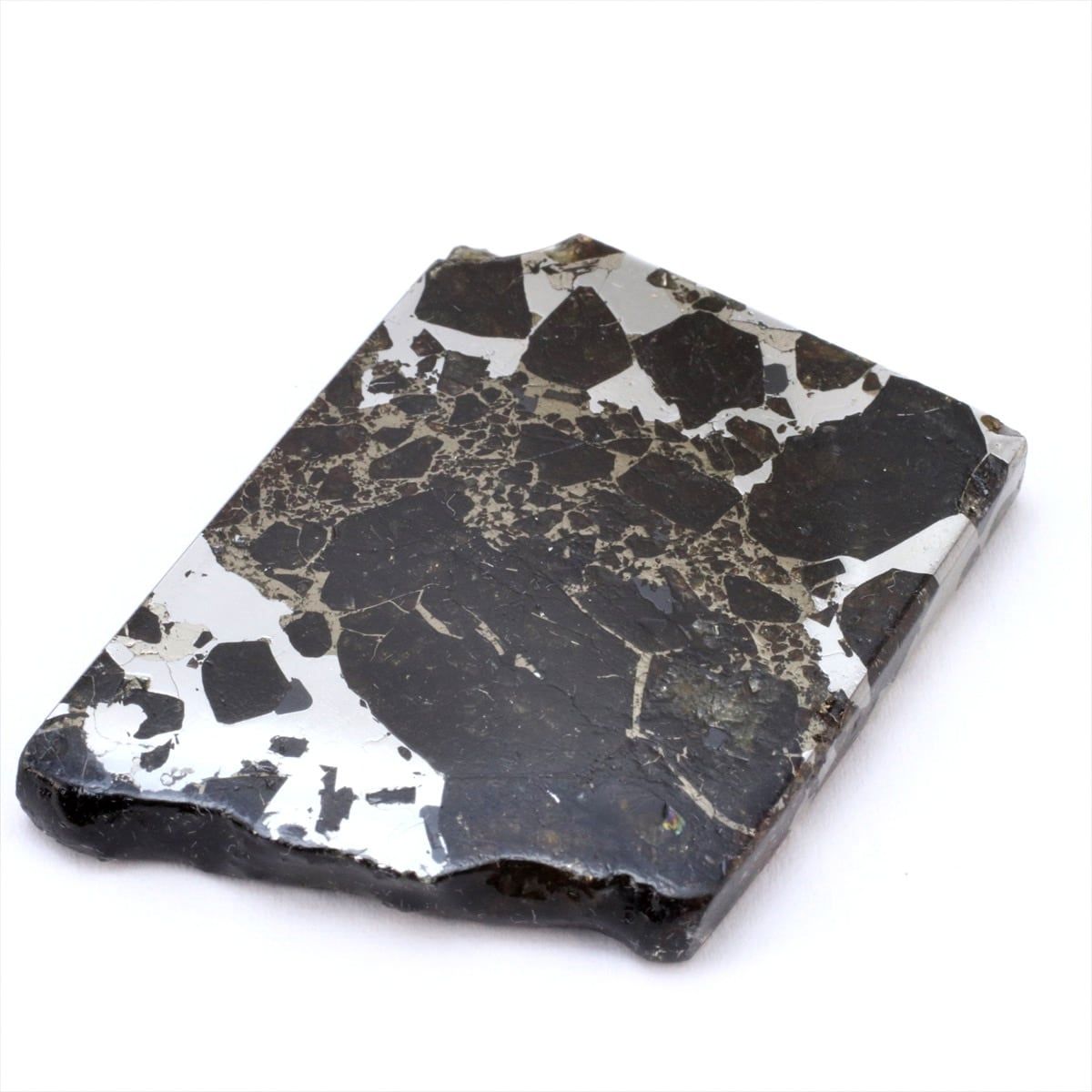 ブラヒン　パラサイト原石(Brahin )隕石 Brahin(ブラヒン) パラサイト隕石 A324 203g - 鉱物標本・隕石標本販売