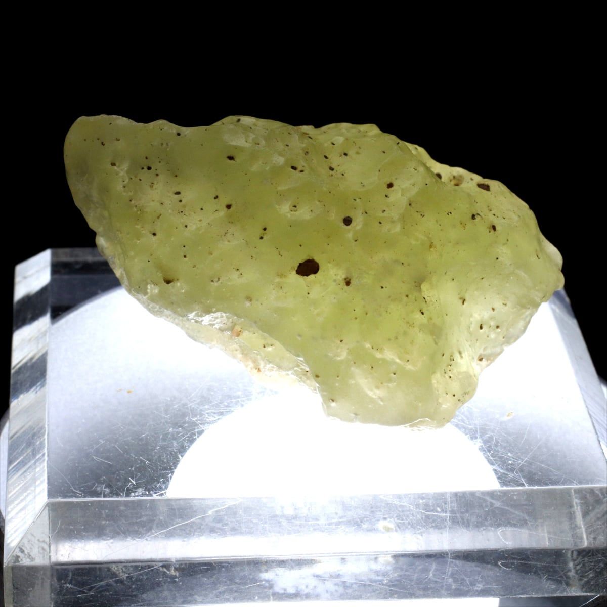 リビアングラス 鑑別書付き 39.5g リビアンガラス インパクタイト 原石