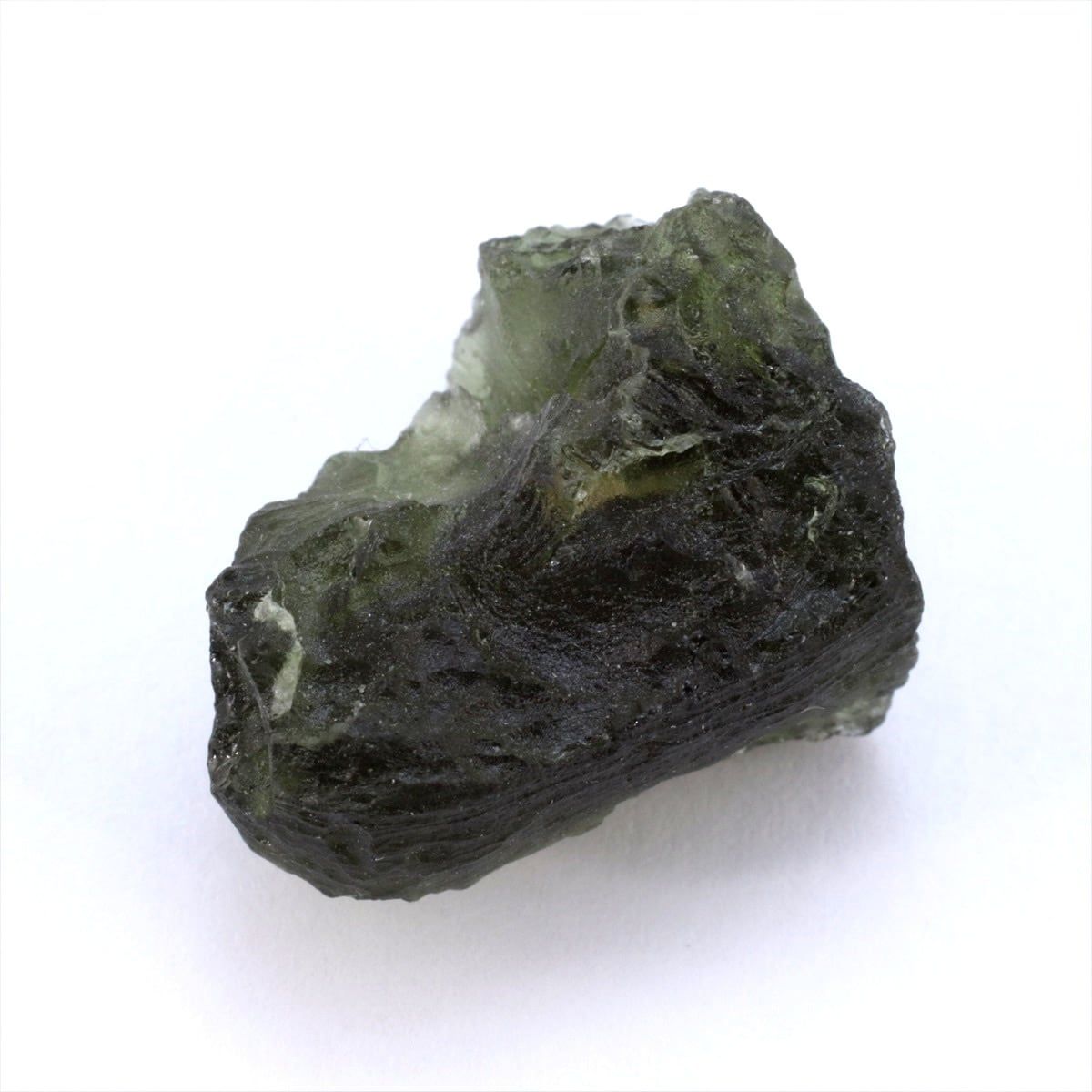 モルダバイト 4.6g 鑑別書付き モルダウ石 テクタイト 原石 標本