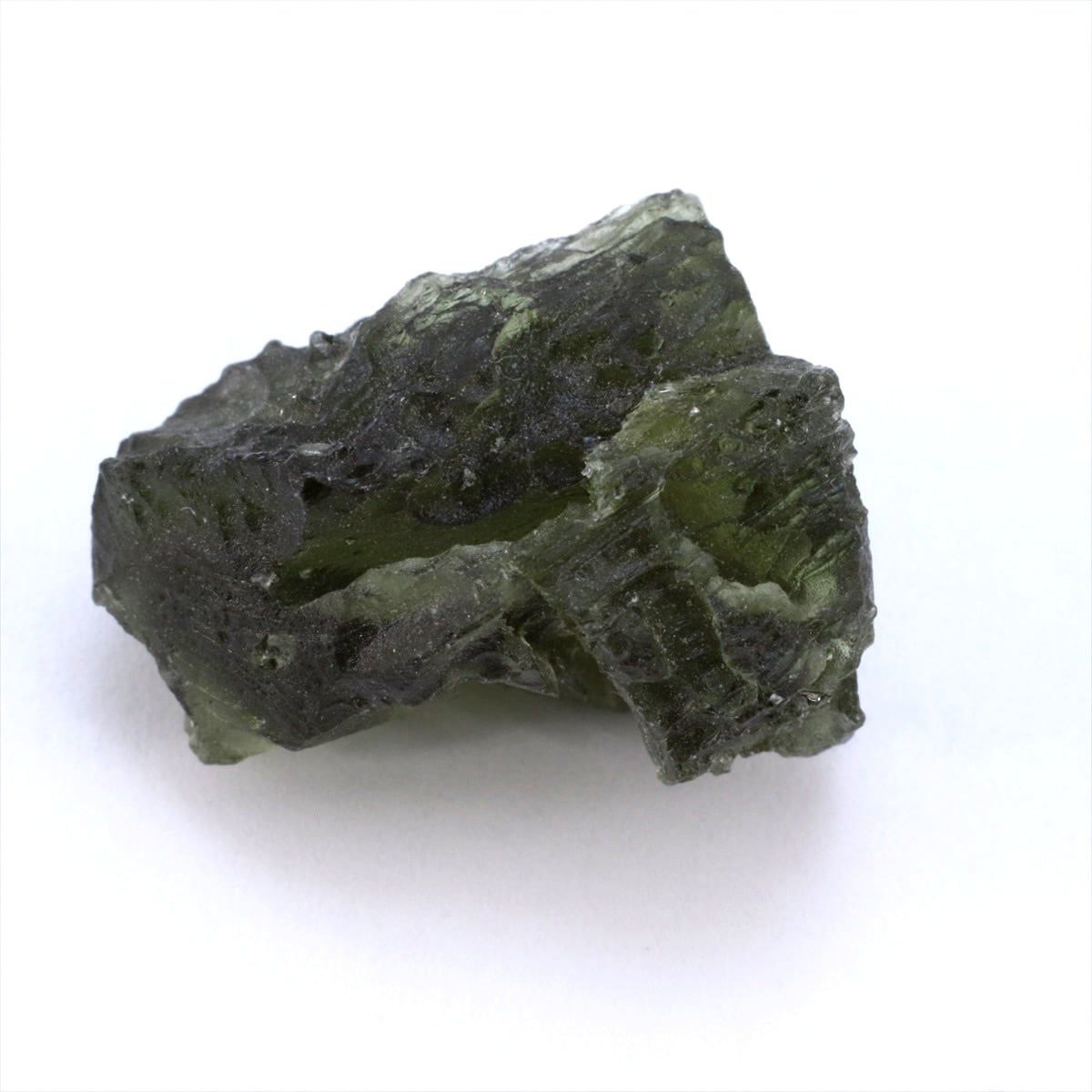 モルダバイト 4.6g 鑑別書付き モルダウ石 テクタイト 原石 標本