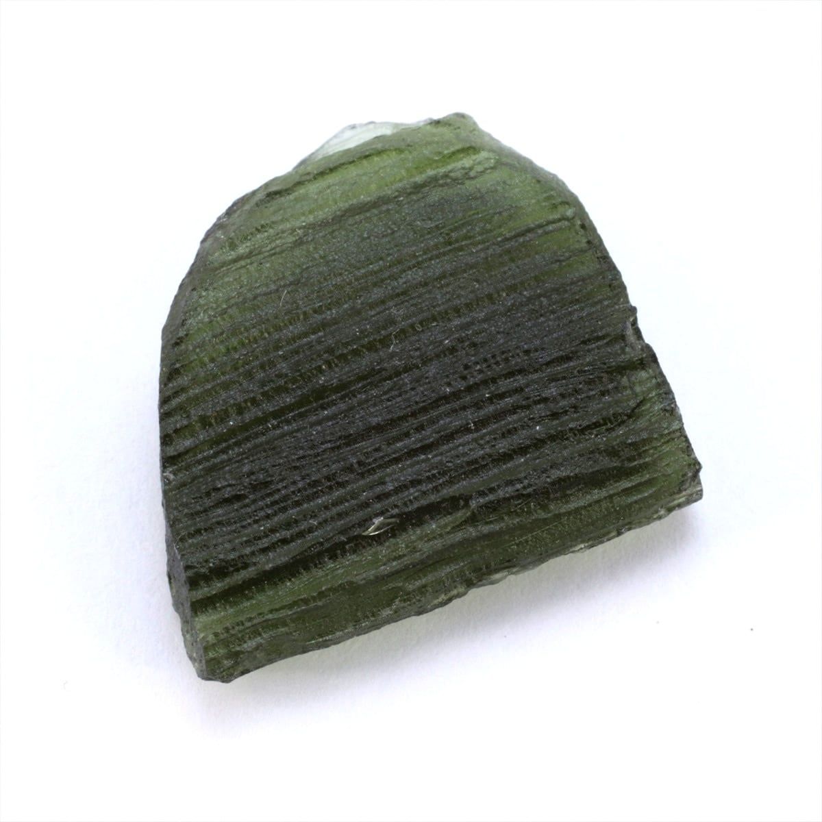 モルダバイト 3.7g 鑑別書付き モルダウ石 テクタイト 原石 標本