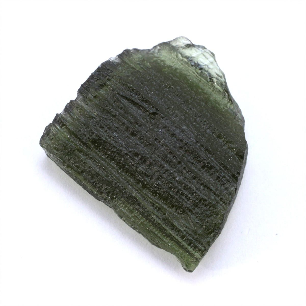 モルダバイト 3.7g 鑑別書付き モルダウ石 テクタイト 原石 標本