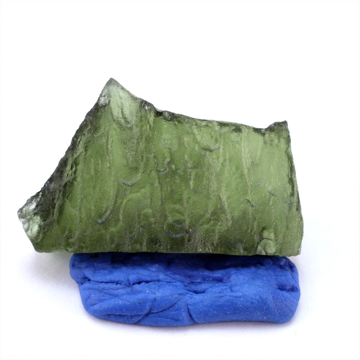 モルダバイト 3.6g 鑑別書付き モルダウ石 テクタイト 原石 標本