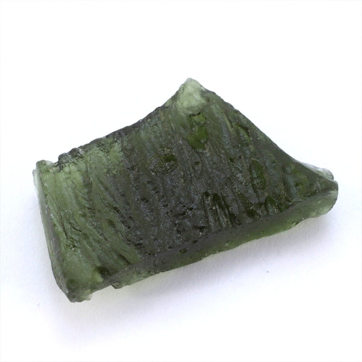 モルダバイト 3.6g 鑑別書付き モルダウ石 テクタイト 原石 標本