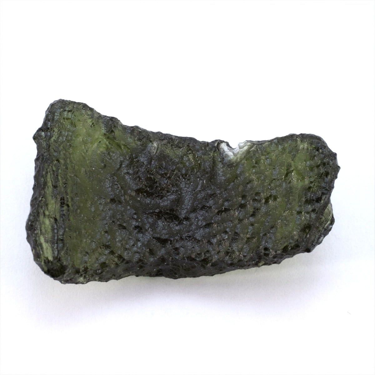 モルダバイト 3.0g 鑑別書付き モルダウ石 テクタイト 原石 標本