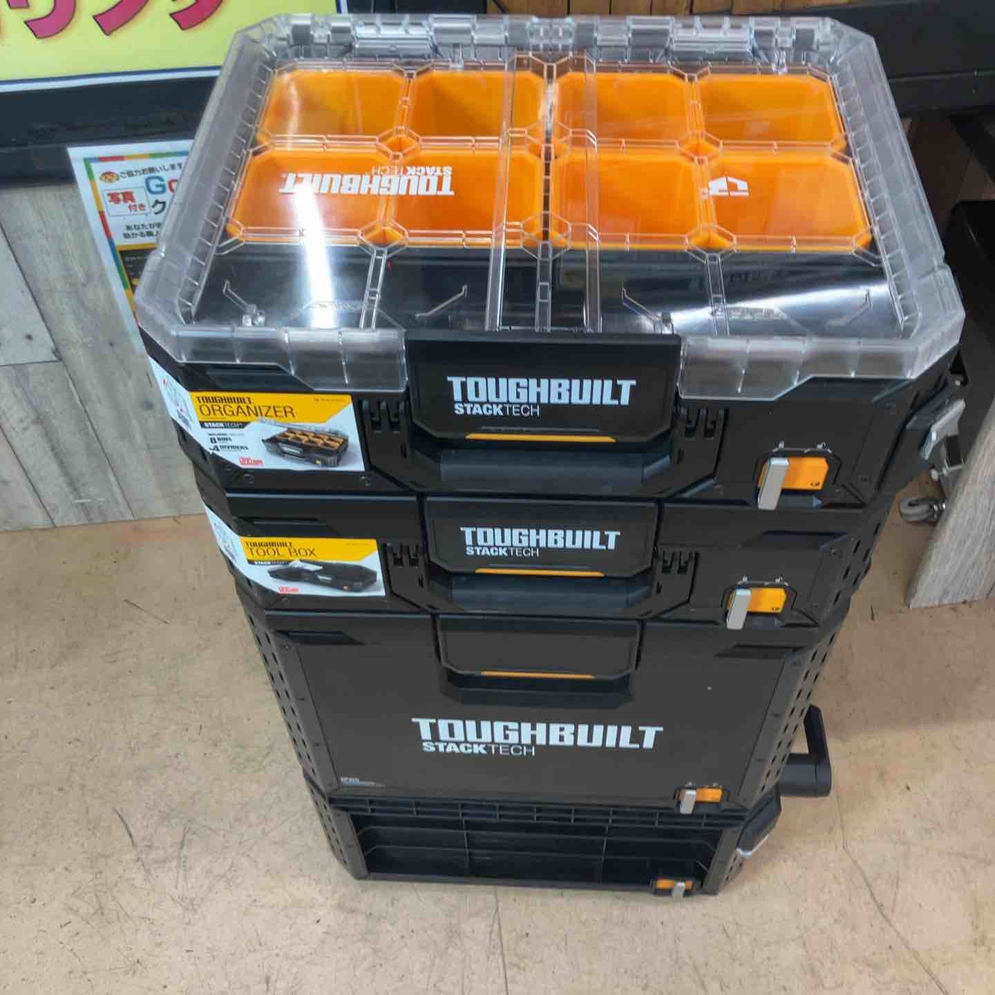 品 タフビルド TOUGH BUILT ツールボックス STACK TECH 4点まとめ