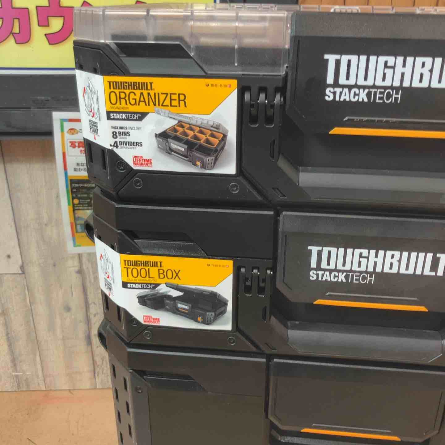  品 タフビルド TOUGH BUILT ツールボックス STACK TECH 4点まとめ 台車 DIY 工具