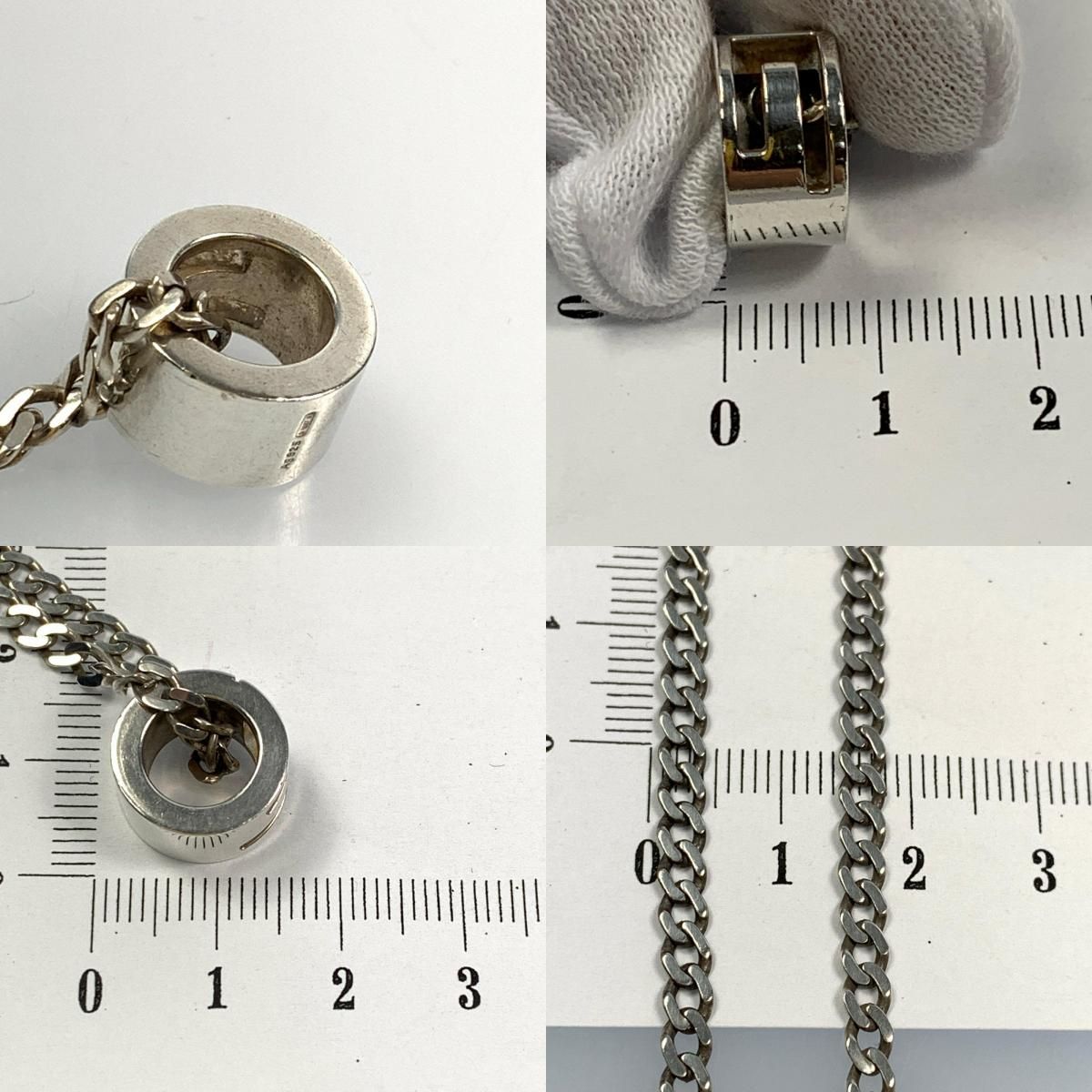 姫路東店】 中古 GUCCI | グッチ ネックレス Gリング 223351 シルバー 