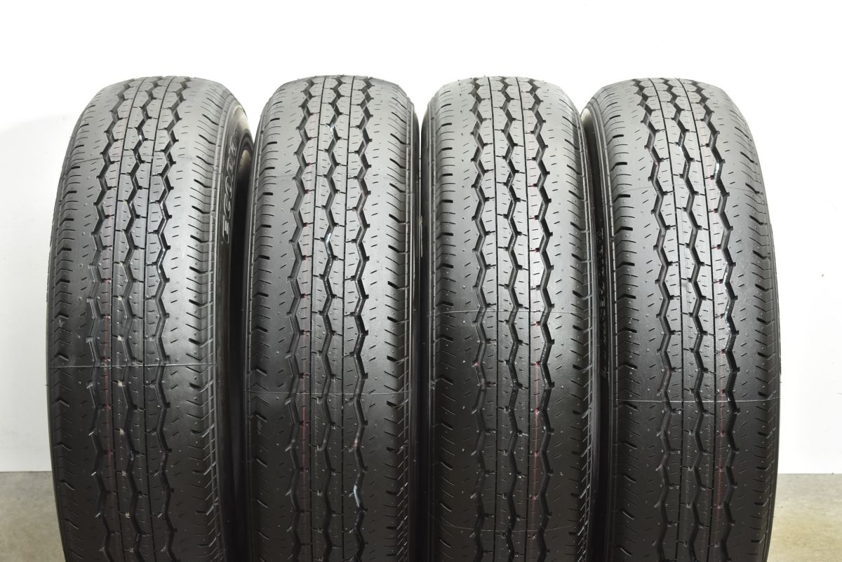 195/80R15 4本 2025年製 新車外し ブリヂストン エコピア エコピア 送料無料 200系 ハイエース 純正 新車外し ブリヂストン