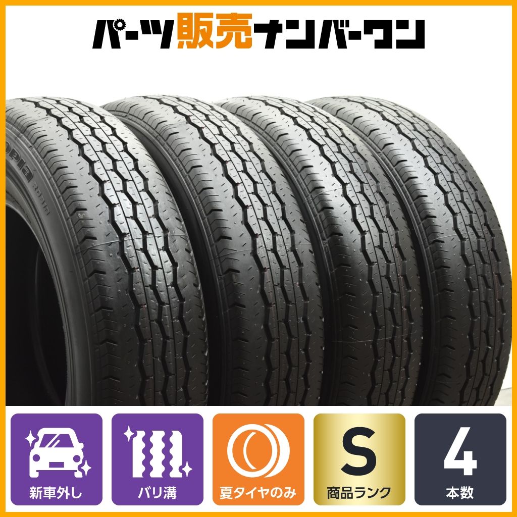 195/80R15 ブリヂストン エコピア 夏タイヤ 新車外し エコピア 新車外し 2024年製 夏 4本SET 会社宛送料無料 195/80R15 107