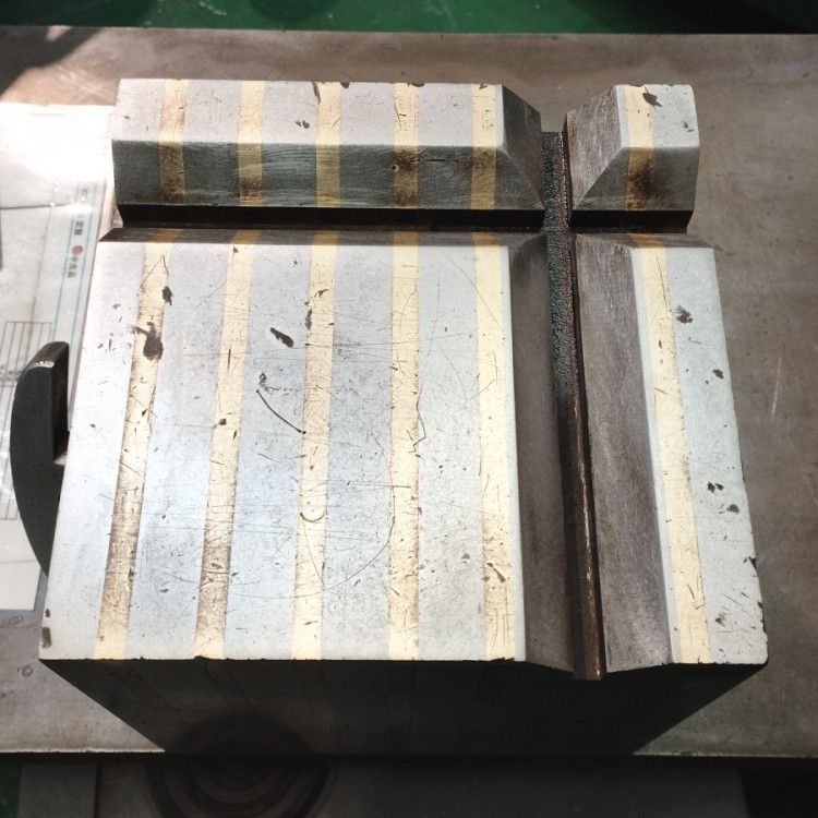 富士磁工 150 mm 桝型マグネットブロック マスブロック マグネットチャック