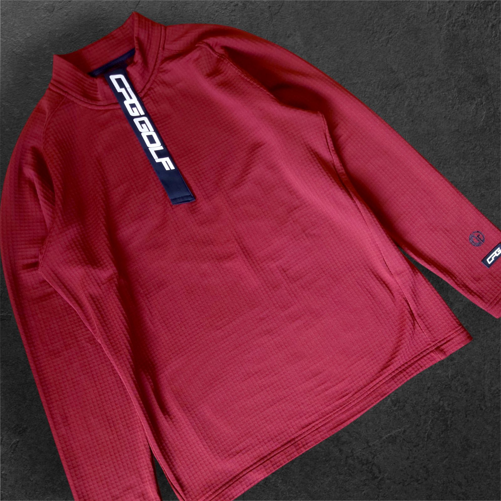 極美品 CPG GOLF POLLARTEC モックネック パワーグリッドハーフジップ