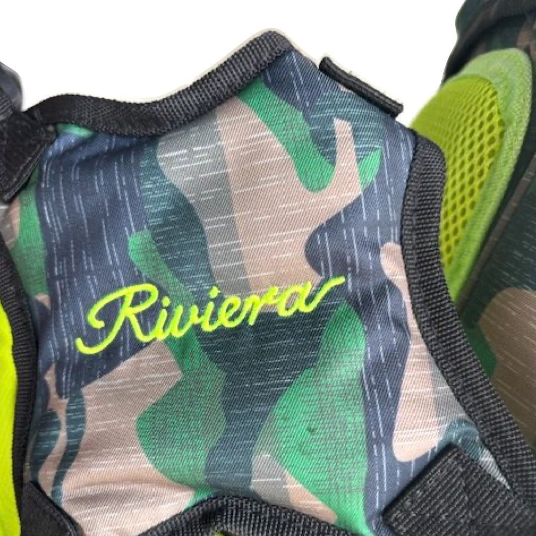 Riviera/リビエラ】 キャディバッグ ゴルフバッグ グリーン 迷彩