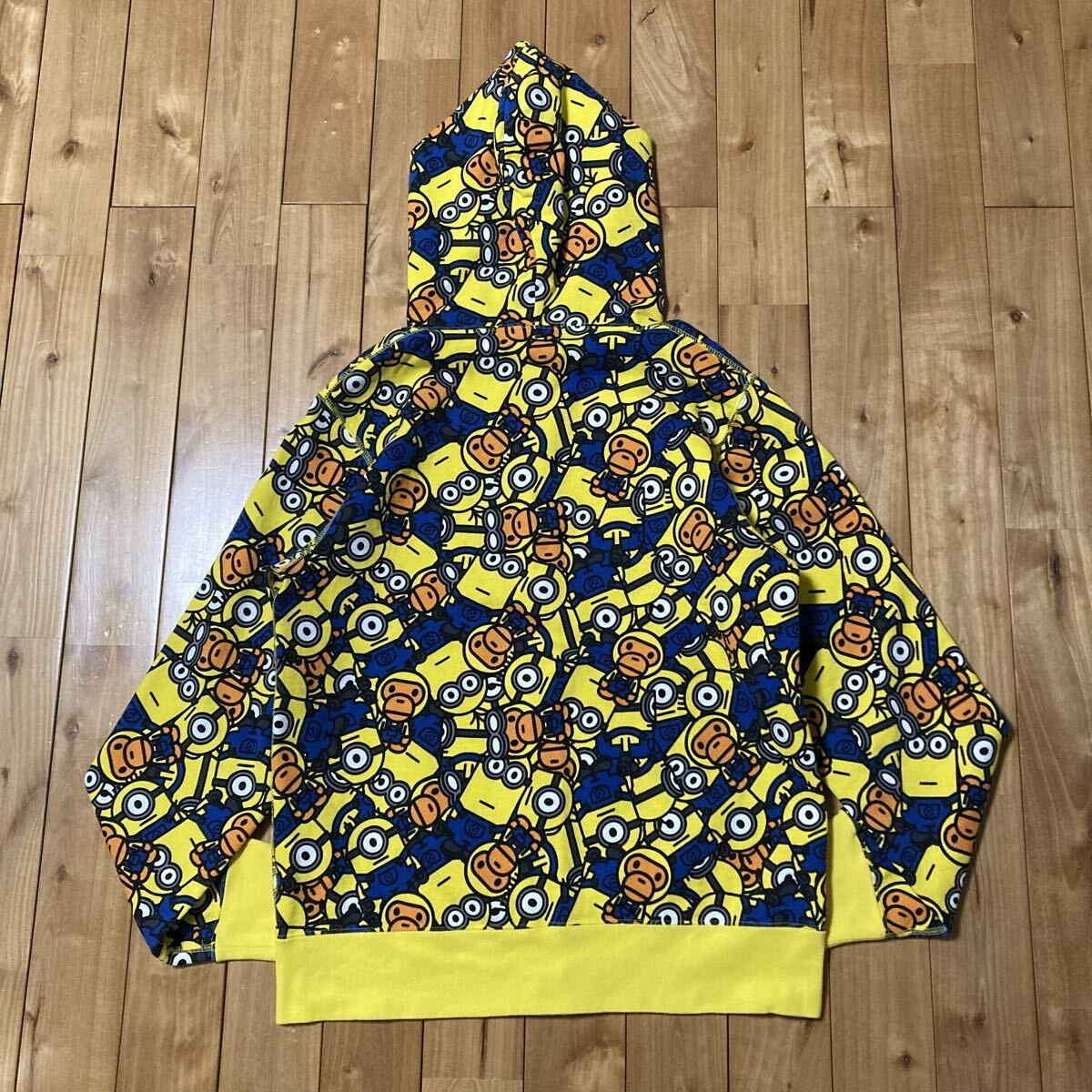 ☆激レア☆ MINIONS × BAPE マイロ フルジップ パーカー Lサイズ a 