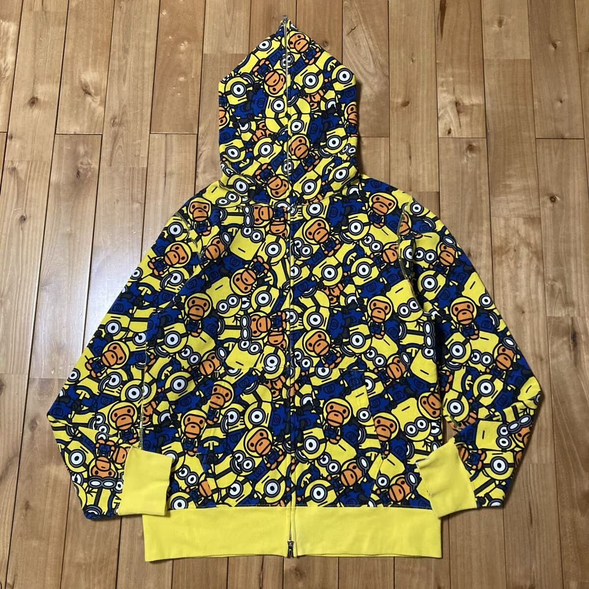 A BATHING APE - BAPE ミニオン シャーク パーカー ベイプ a A BATHING 