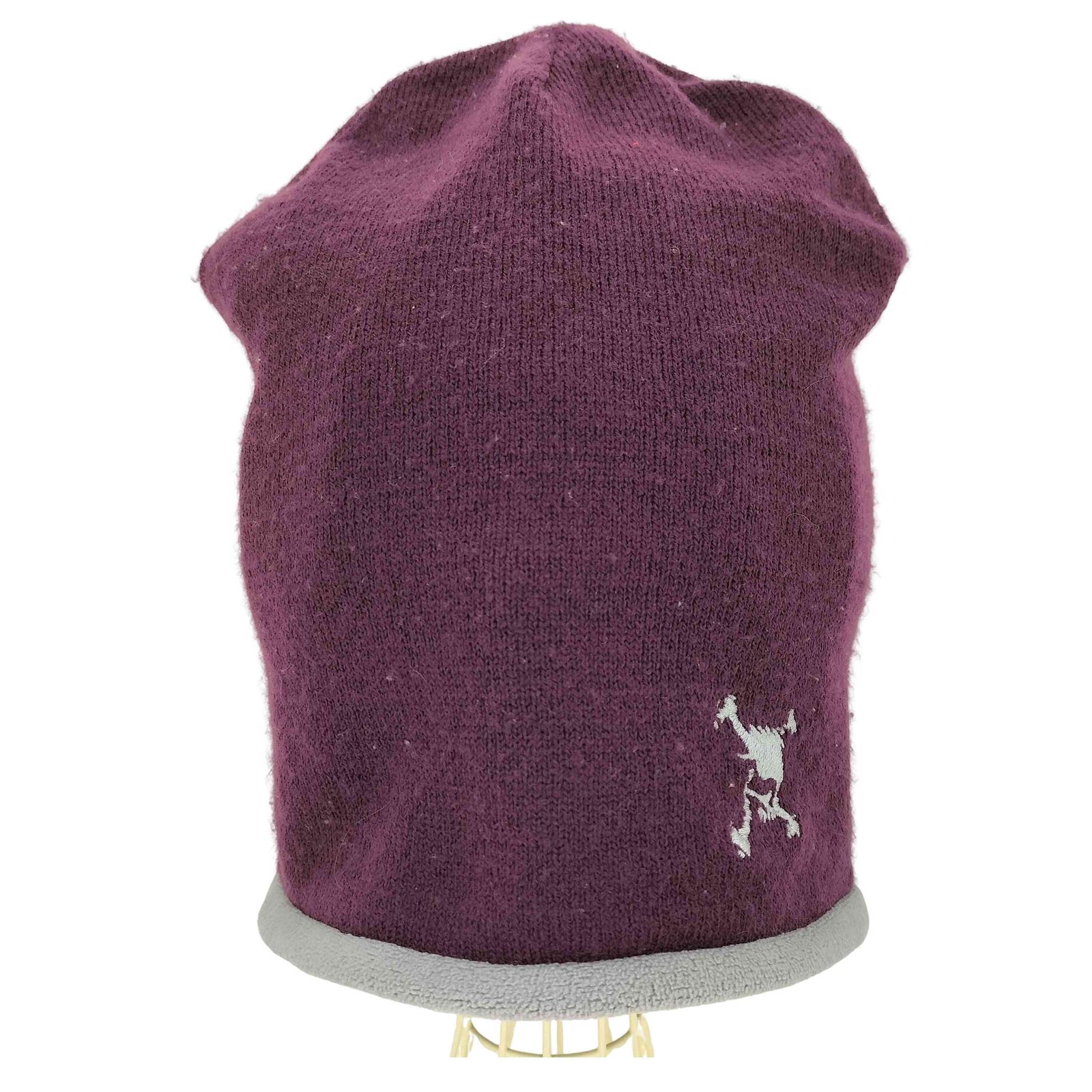 オークリー OAKLEY 00S スカル オーバル ロゴ 刺繍 ニット ビーニー