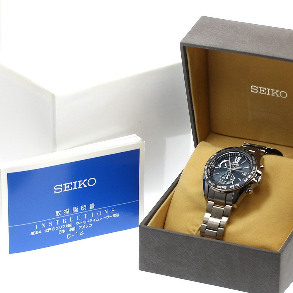 セイコー SEIKO SAGA099/8B54-0AG0 ブライツ デイト ソーラー電波 