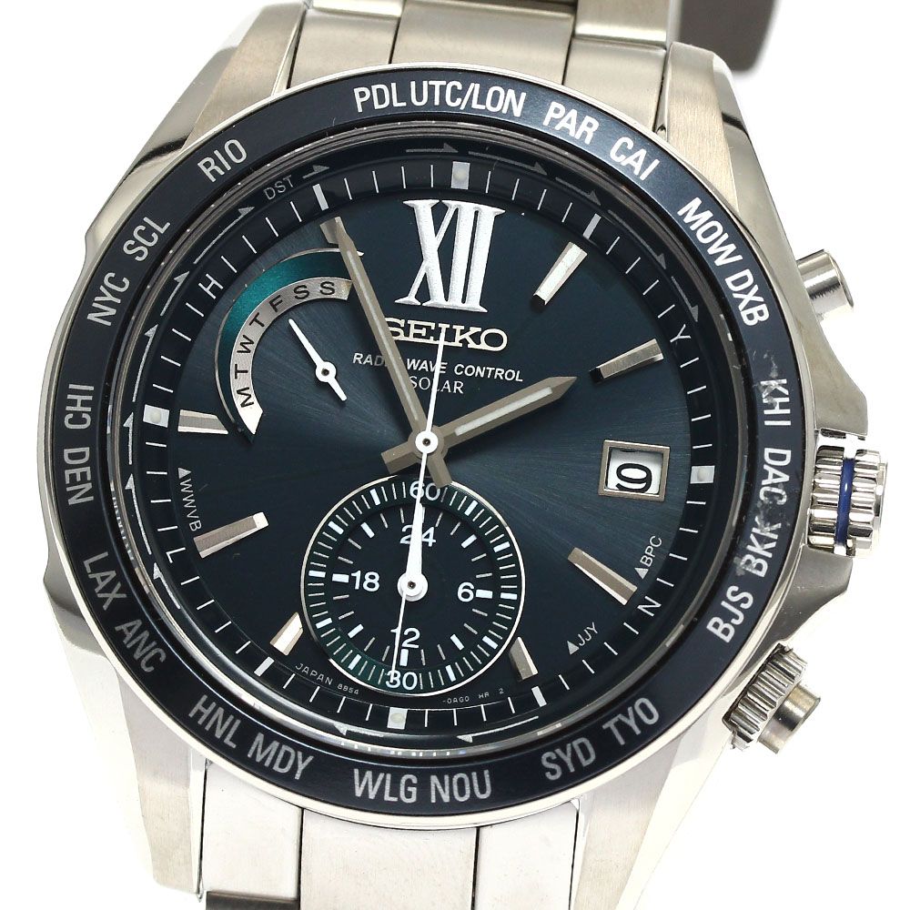 セイコー SEIKO SAGA099/8B54-0AG0 ブライツ デイト ソーラー電波 