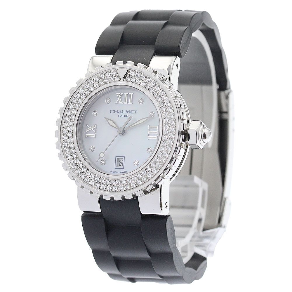 ショーメ Chaumet W06615-094 クラスワン ダイヤベゼル クォーツ