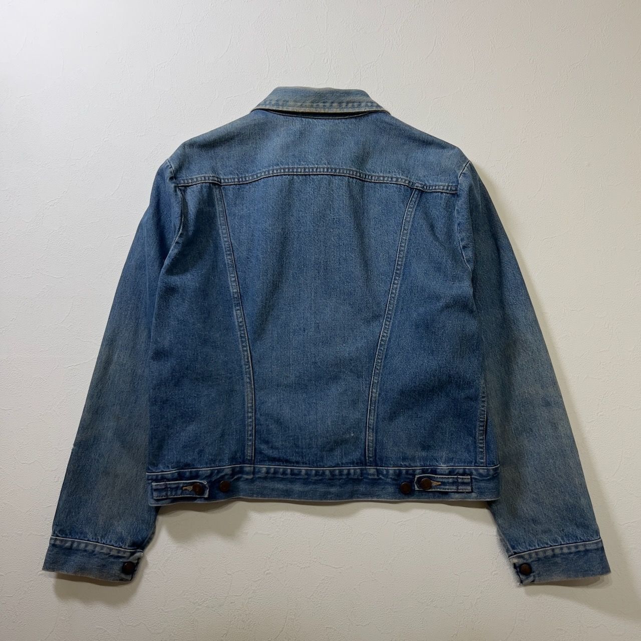 70~80s RUSTLER Wrangler エイジング デニムジャケット ラスラー 