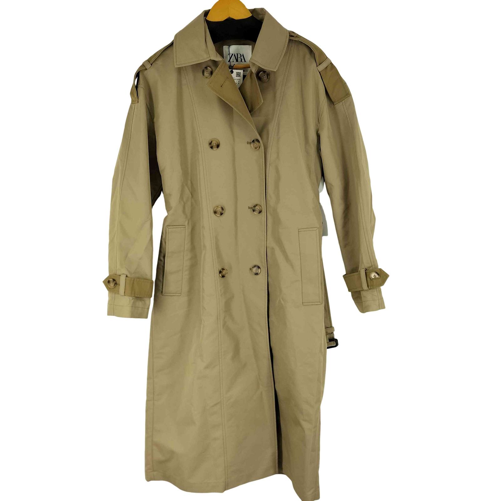 ザラ ZARA ダブルロングトレンチコート レディース JPN：S - メルカリ