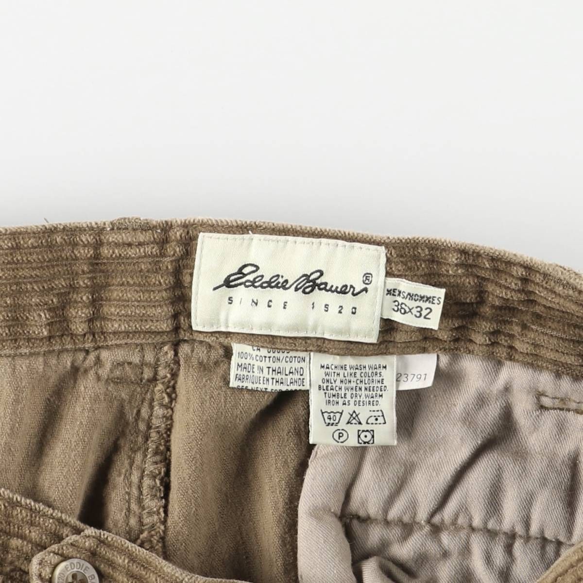 古着 90~00年代 エディーバウアー Eddie Bauer 太畝 ツータック