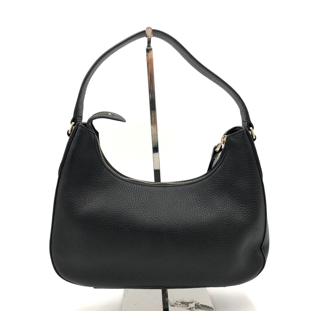 美品 BALLY バリー ワンショルダーバッグ レザー シボ革 ブラック 黒