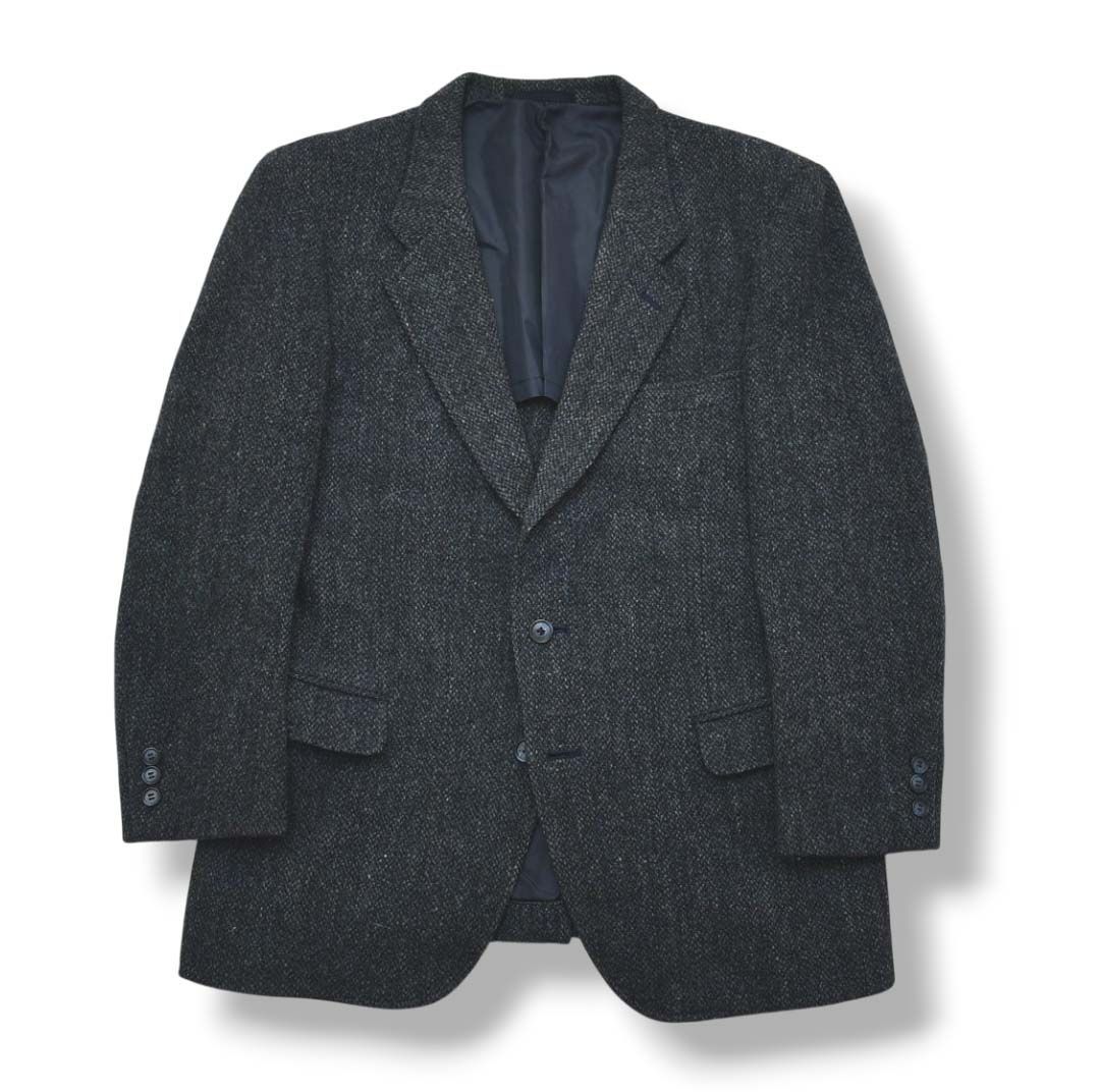 90s ヴィンテージ 日本製 ハリスツイード Harris Tweed NEW WOOL 100