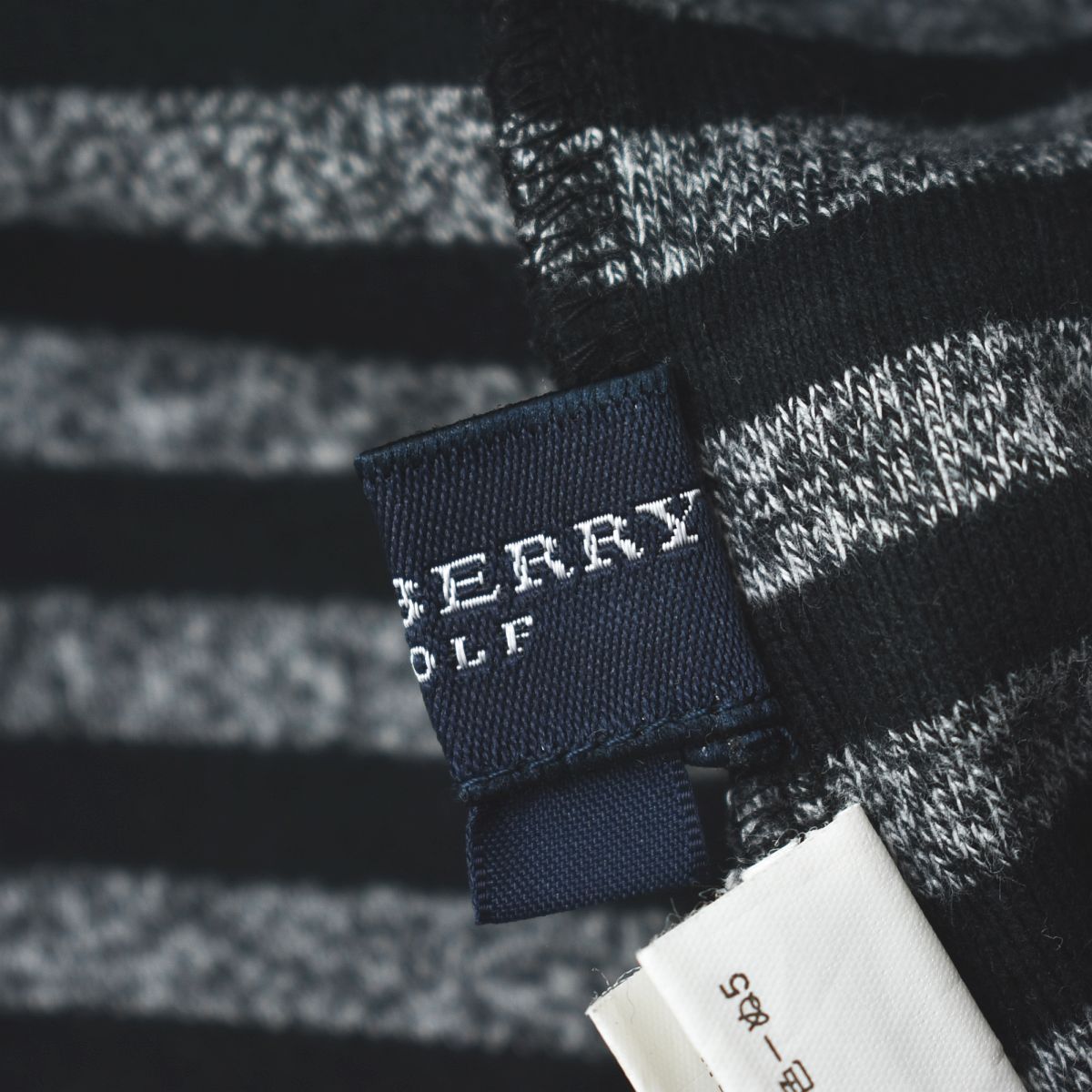 美品】 日本製 バーバリー ゴルフ Burberry GOLF ショートジップ