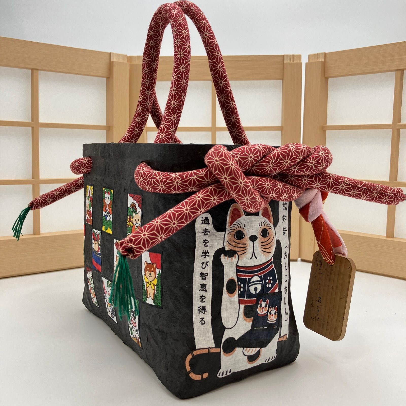 ジャパニーズアートバッグ（一閑張りバッグ No88） - メルカリ