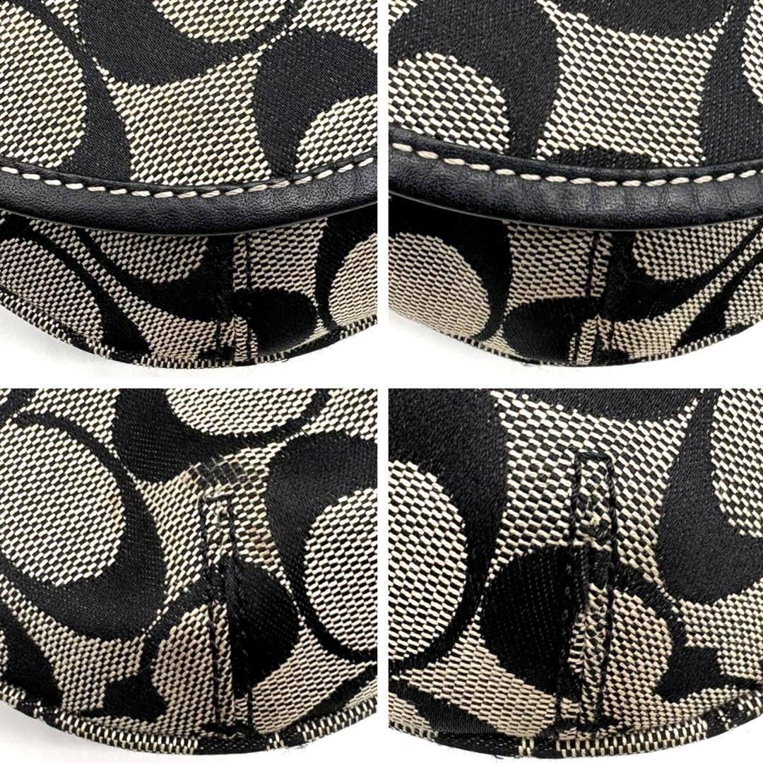 コーチ COACH キャンバス ショルダーバッグ シグネチャー グレー