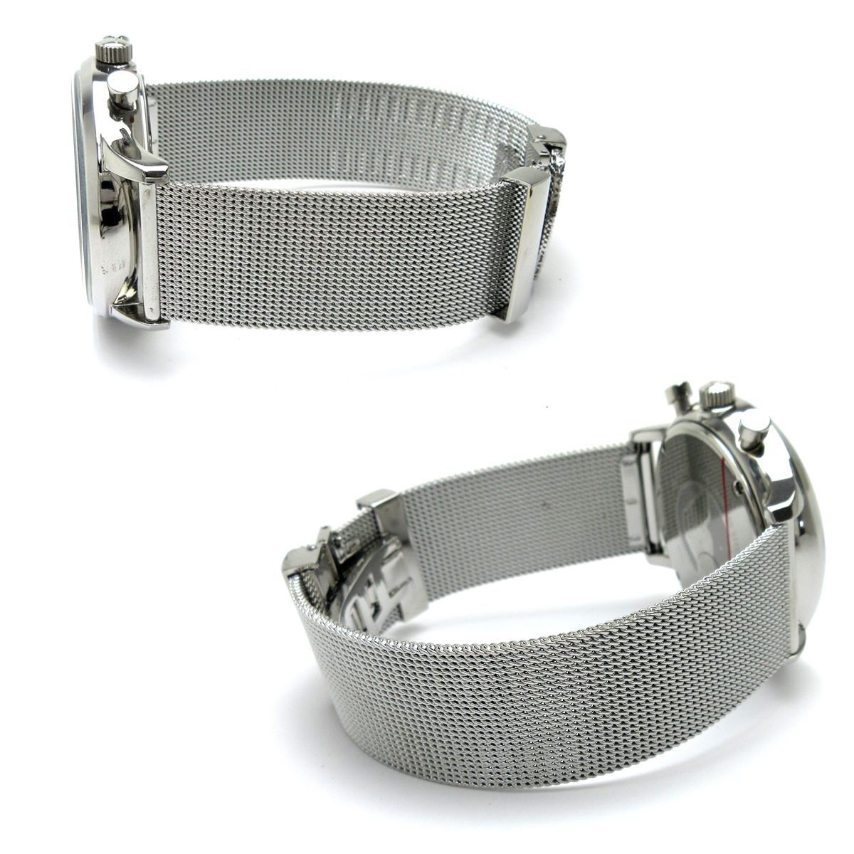 美品 稼動品 エンポーリオアルマーニ メンズ腕時計 シルバー 白文字盤 クロノ エンポリオアルマーニ腕時計/メンズ/AR1879/ホワイトダイアル