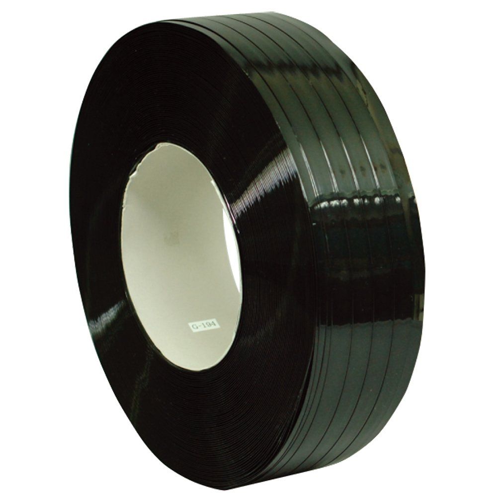 エステルバンド G-196 黒 19 mm×1000 M 1ケース 1巻入 PPバンド