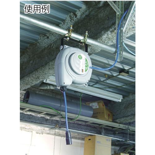 トラスコ中山 TRUSCO オートエアーリール グレー Φ 9 m TAR-100-8.0