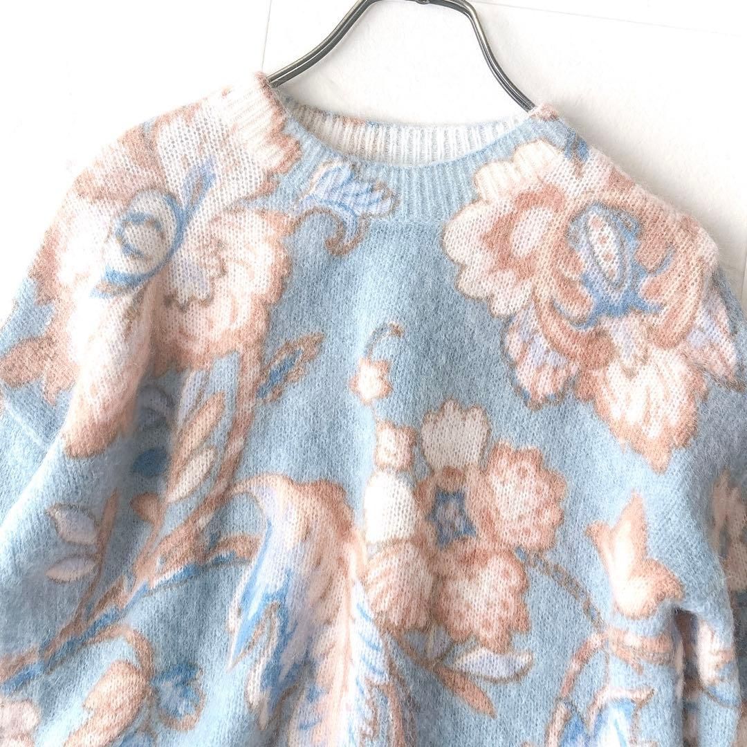 cnr0074* 美品 SEZANE セザンヌ Kid Mohair Knit キッドモヘヤ ニット