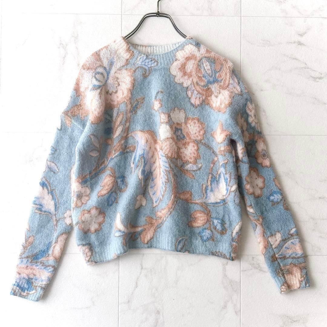 cnr0074* 美品 SEZANE セザンヌ Kid Mohair Knit キッドモヘヤ ニット