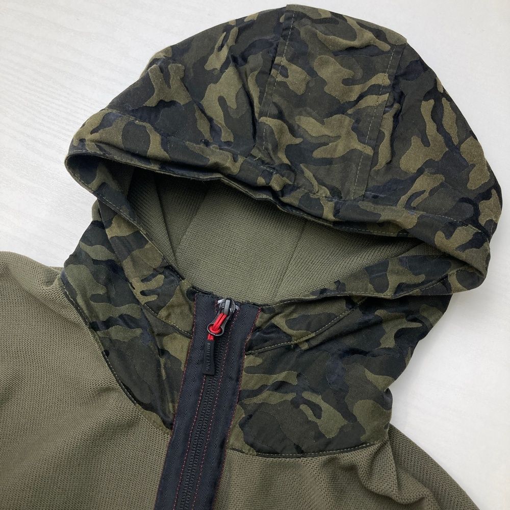 サイズ：M BRIEFING GOLF ブリーフィング 長袖ニットジャケット ジップ