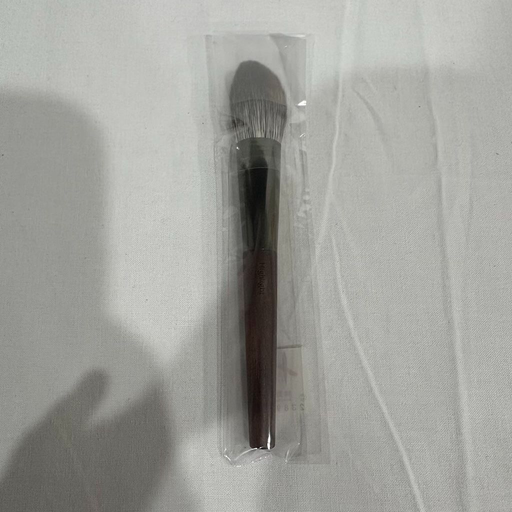 熊野筆（メイクブラシ・パウダーブラシ・チークブラシ）、京都東寺 新品未開封 竹宝堂 禅 ZEシリーズ ZE-4 ハイライトブラシ 限定品 (512-9)