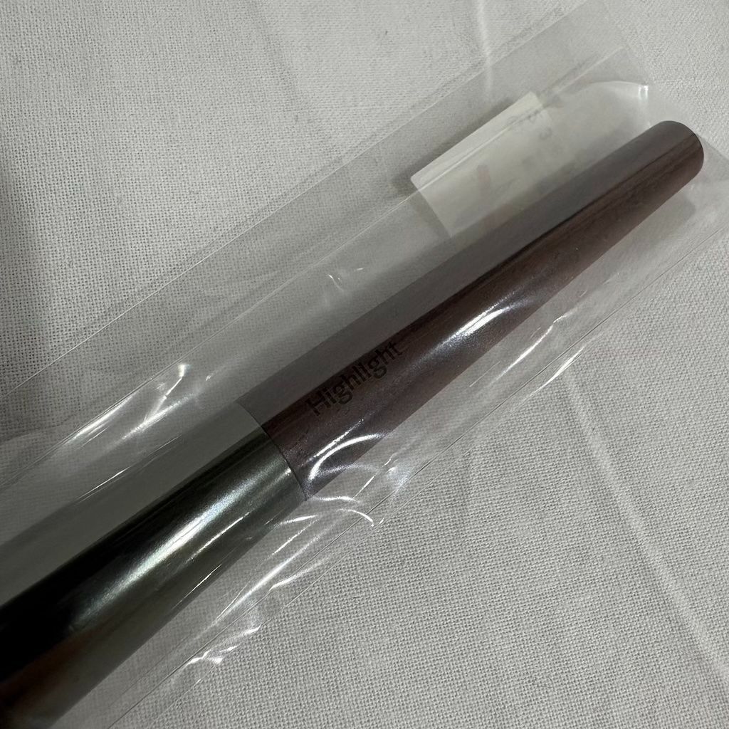 熊野筆（メイクブラシ・パウダーブラシ・チークブラシ）、京都東寺 新品未開封 竹宝堂 禅 ZEシリーズ ZE-4 ハイライトブラシ 限定品 (512-9)