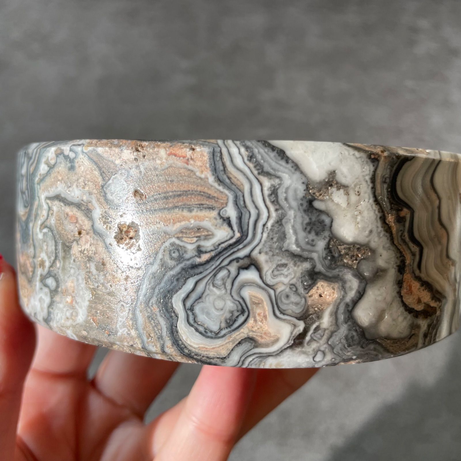 ムーンキャンドルホルダー 天然石