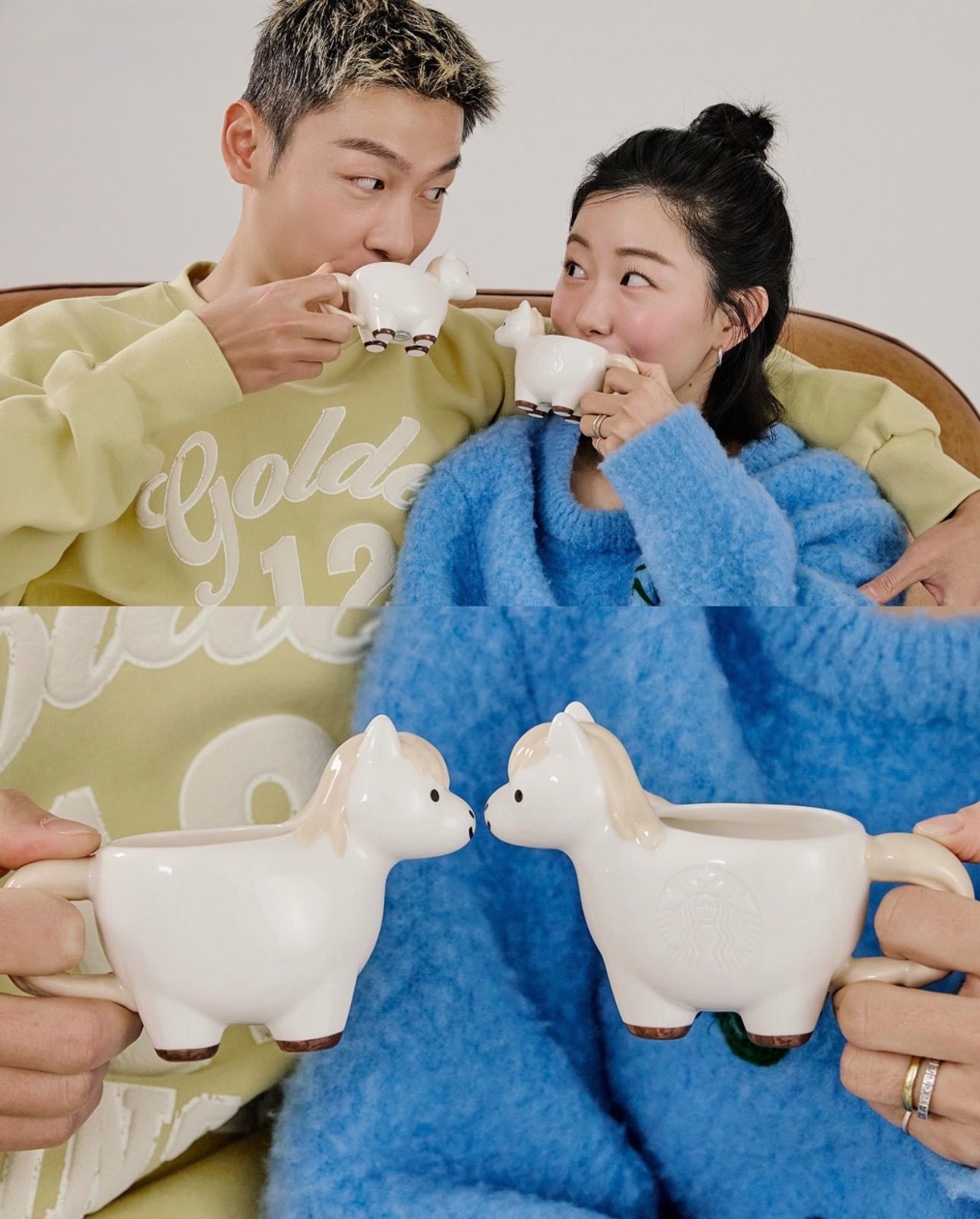  ⚪︎ 韓国スタバ x 29 CM SS Pony - Flower Elma Demi Mug 2 P SET タンブラー キッチン 食器