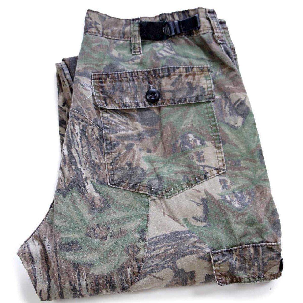 90s USA製 Walls REALTREE リアルツリーカモ コットン リップストップ