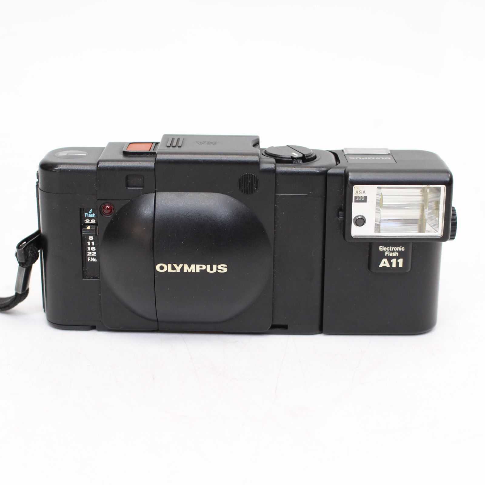 458)OLYMPUS XA コンパクトフィルムカメラ F.ZUIKO 1:2.8 f=35mm ＋A11