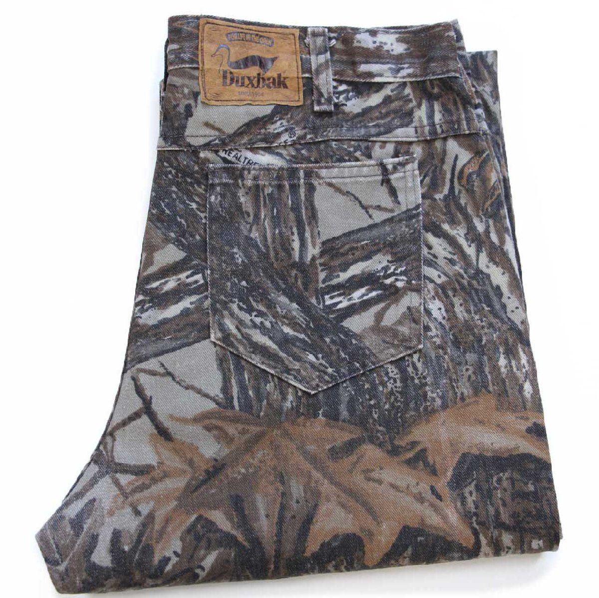 90s USA製 Duxbak REALTREE リアルツリーカモ コットンツイル