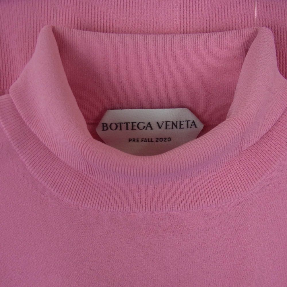 BOTTEGAVENETA ボッテガヴェネタ 20AW 631197 VKW60 ハイネック ニット イタリア製 ピンク系 S【美品】【中古】 BOTTEGA VENETA - BOTTEGAVENETA ボッテガヴェネタ 20AW 631197 VKW60