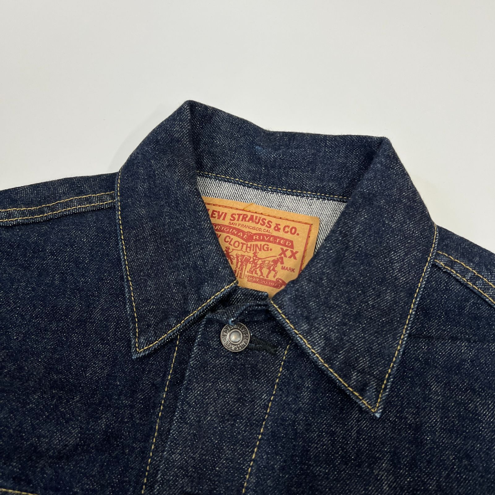 リーバイス　デニムジャケット サイズ38　『71557』90's M】【90年代】LEVI'S リーバイス 71557 3rdタイプ デニムジャケット G