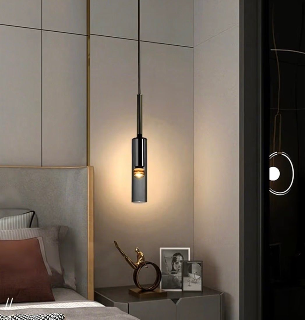 SPAHER ペンダントライト E26口金 ダクトレール用 ワインボトル 透明