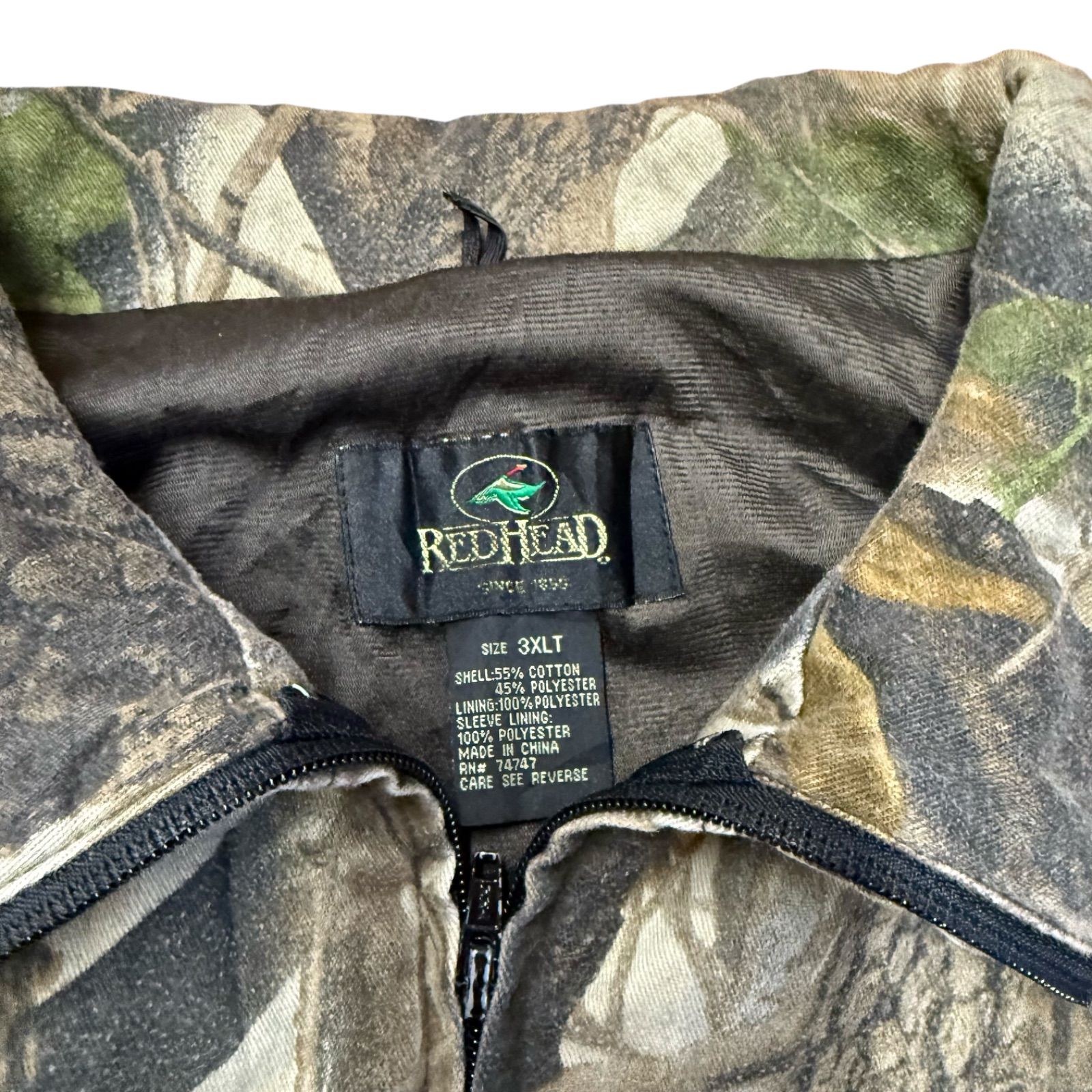 redhead リアルツリー ジップパーカー 古着 80s〜90s redhead リアルツリー ジップパーカー 古着 80s〜90s 90's USA製