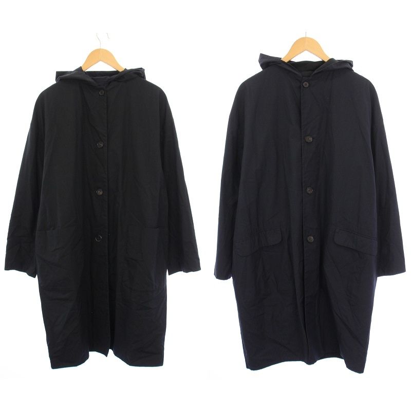 ギャルリーヴィー　フード付きコート　リバーシブル ギャルリーヴィー GALERIE VIE トゥモローランド ステンカラーコート